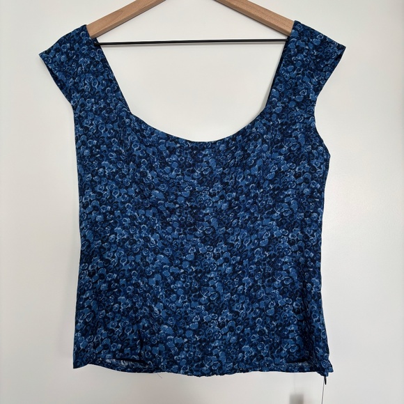 Reformation Navi Top in blue rose - Picture 2 of 8